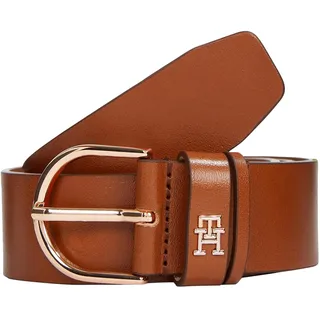 Tommy Hilfiger Damen Gürtel Essential Effortless 3,5 cm mit Dornschließe, Braun (Cognac), 90