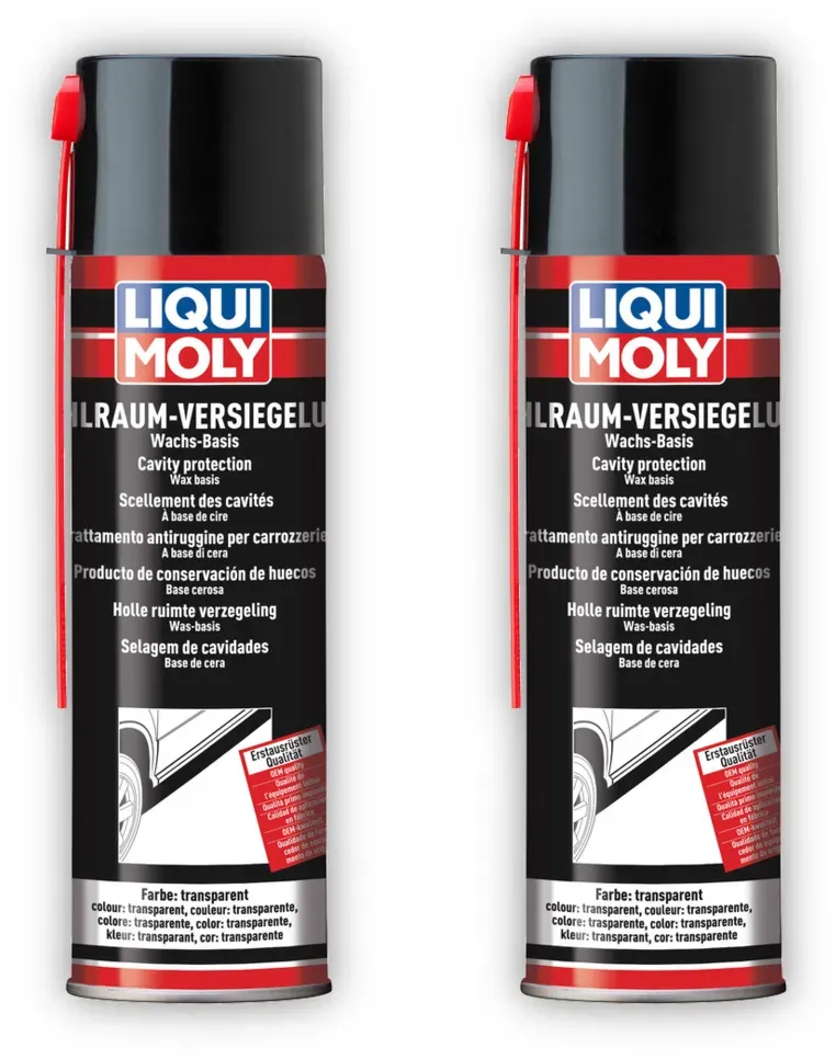 2x Hohlraumversiegelung LIQUI MOLY 6115 Hohlraumkonservierung transparent 500ml