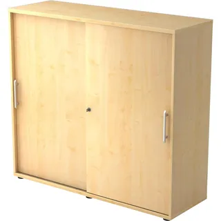 Hammerbacher Schiebetürenschrank V1753S/3/3/RE ahorn 2 Fachböden 120,0 x 40,0 x 110,0 cm