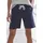 H I S Bermudas H I S Damen Gr 40/42 N-Gr blau marine Sweatware Obermaterial 60 Baumwolle 40 Polyester unifarben Basic kniefrei Hosen Bermudas mit Kordelzug und Stickerei Loungewear Topseller