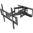 Manhattan Outdoor TV-Wandhalterung, vollbeweglich, für 37" bis 86" (Wand, 86", 50 kg), TV Wandhalterung, Schwarz