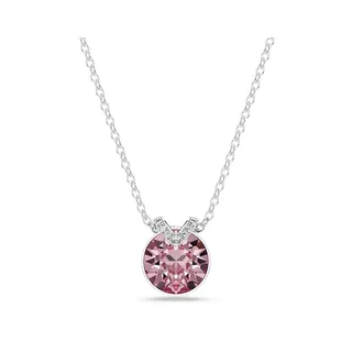 Swarovski Bella V Anhänger, Rundschliff, Rosa, Rhodiniert