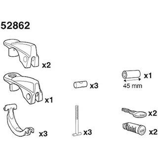 Thule SquareBar Adapter, Repair Kit