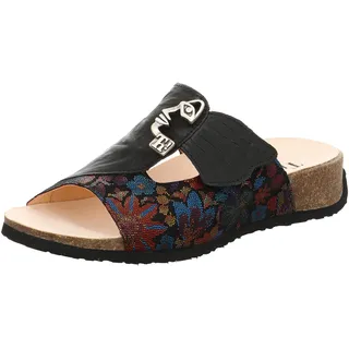 Damen Mizzi Hausschuh, Schwarz Kombi 9160, 41 EU Schmal - 41 EU Schmal