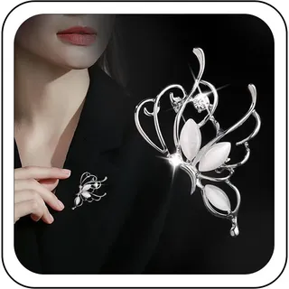 Wendalern Strass Schmetterling Brosche Pin Funkelnden Kristall Hohlen Schmetterling Brosche Klassische Hochzeit Brautstrauß Pin Vintage Insekten Abzeichen Korsage Schmuck Für Frauen Mädchen