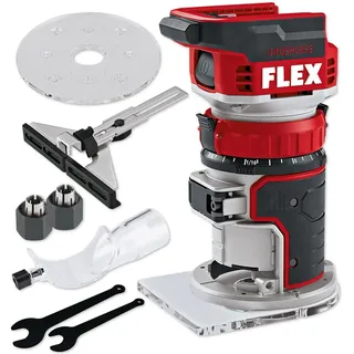 Flex Akku-Kantenfräse 531634 CER 18.0-EC C Solo 18V Absaughaube