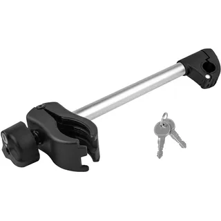 Eufab Rahmenhalter Abnehmbar Ø 2,5 cm/3 cm x 32 cm