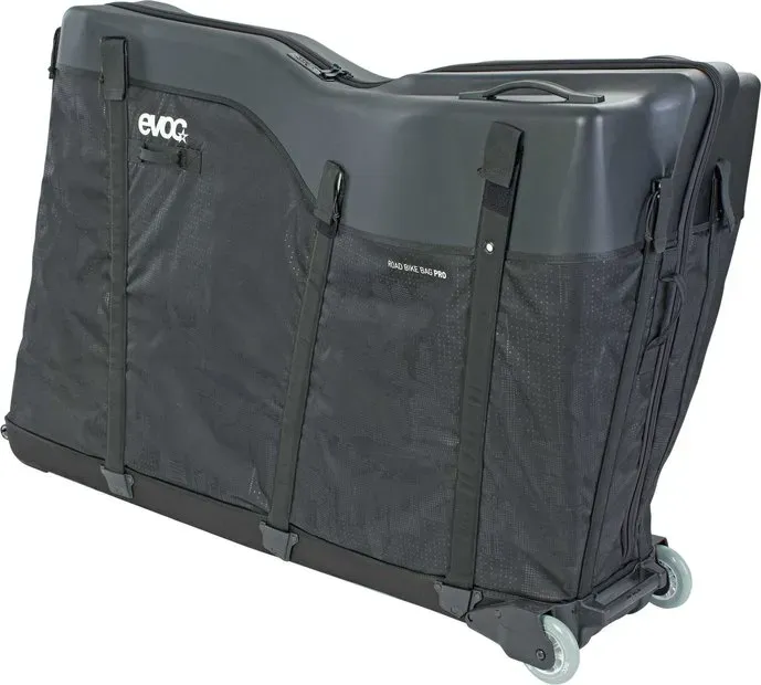 EVOC ROAD BIKE BAG PRO Fahrrad Transporttasche, (Transporttasche für Rennrad & Triathlonrad, geeignet für das Fliegen inklusive ROAD BIKE STAND, 300 l, max. Radstand 112 cm)