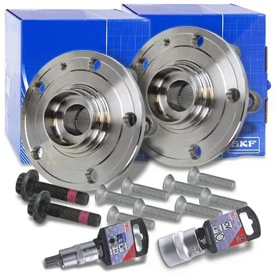 Skf 2x Radlagersatz inkl. Radnabe vorne [Hersteller-Nr. VKBA3643] für VW, Audi, Skoda, Seat
