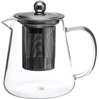 Secret De Gourmet - Teekanne mit Filtereinsatz, Glas, transparent, großer Teebereiter