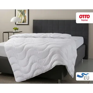 OTTO home Microfaserbettdecke OTTO HOME "Mailo Bettdecke 135x200 cm, 155x220 cm", weiß, B:135cm L:200cm, Obermaterial: 100% Polyester. Füllung: 100% Polyester, Bettdecken, Microfaserbettdecke, Sommer, Winter, Decke, kuschelweicher Microfaser-Feinbatist Bezug