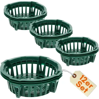 GarPet 12er Set Pflanzkörbe für Blumenzwiebeln Pflanzkorb Blumenzwiebeln Pflanzkörbe für Tulpen Zwiebelpflanzschale Herbstpflanzung Blumenzwiebelschal...