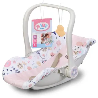 Zapf Creation Puppenzubehör Babyschale Blumen rosa 838518