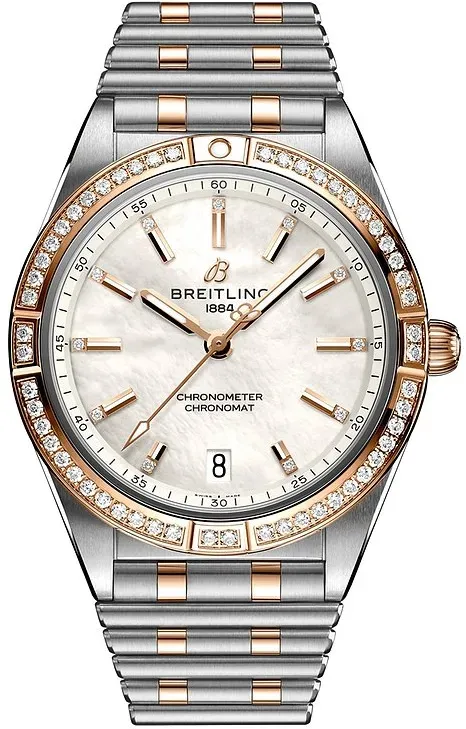 Breitling Damenuhr Chronomat 36 U10380591A2U1 - silber