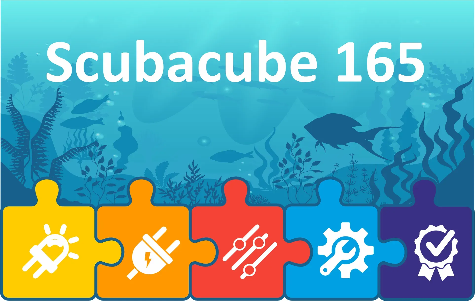 spotBEAM LED Beleuchtung für EHEIM Scubacube 165 Aquarium | Komplett-Set