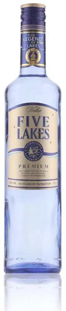 Five Lakes Premium Vodka 40% Vol. 0,5l