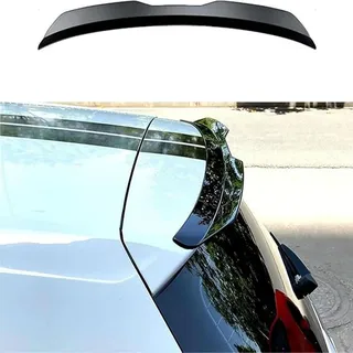 ZHAOHAO Auto Heckspoiler für VW Up! 2011-2016, ABS-Kohlefaser-Kunststoff, Matte Schwarz