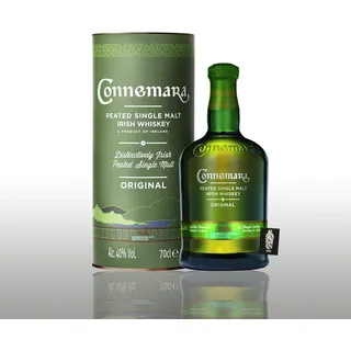 Connemara Peated Single Malt Irish Whiskey 0,7l (40% vol.) inkl. Geschenkbox (s