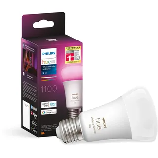 Philips Hue White & Color Ambiance E27 Einzelpack 1100 LED Lampe Mehrfarbig
