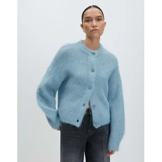 Someday Damen Strickjacke | TAMANAH Loose Strickcardigan aus weichem Alpakamix Arctic Blue, 40 - 40
