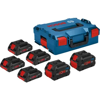 Professional Akku Set 4x ProCORE18V 4,0Ah + 2x ProCORE18V 8,0Ah