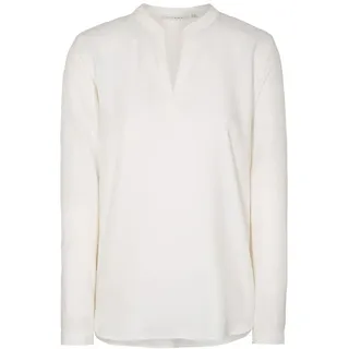 Eterna Bluse Langarm Stehkragen Viskose weiß - 40