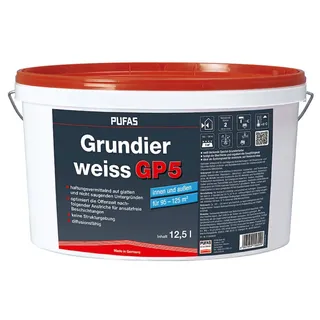 Pufas Grundierweiss GP 5 12,5 l