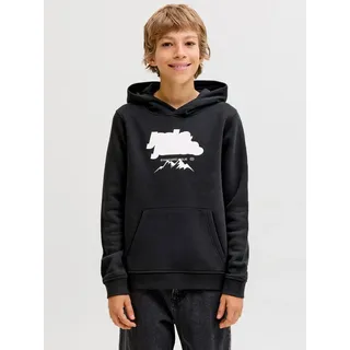 Jack & Jones Junior Kapuzenpullover in Black | Gr.: 164