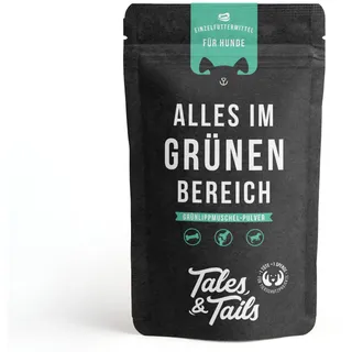 Tales & Tails Grünlippmuschelpulver für Hunde, Gelenke-Unterstützung - 100g