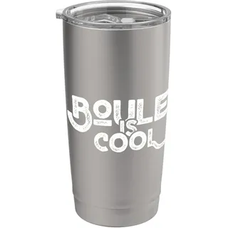 Boule is cool! Bouler Outfit Boule Kugeln Petanque Boule Doppelwandiger Edelstahl-Thermobecher