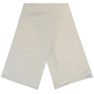 Lou-i Strickschal Winterschal Bio-Baumwolle Damen Herren Made in Germany Feinstrickschal, Made in Germany weiß