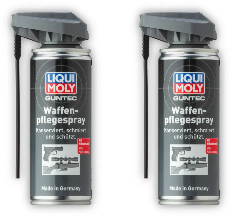 2x Waffenpflegespray LIQUI MOLY 4390 GUNTEC Waffenpflegespray 200 ml