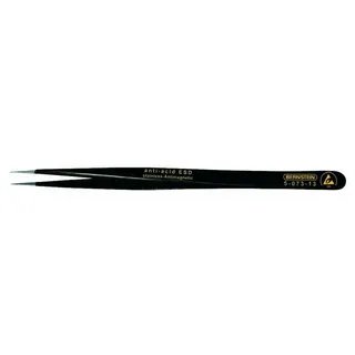 Bernstein Tools for Electronics 5-073-13 SMD-Pinzette SS SA-ESD Super-spitz, schmal 140 mm,