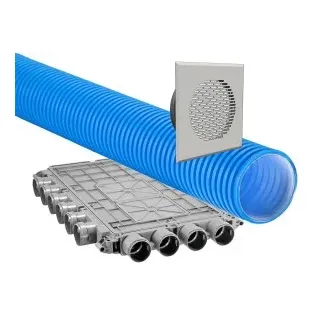 Dimplex 372600 Paket Kunststoff-Flex Zuluft/Abluft bis 300 m2 DFP ZA 300 DFPZA300