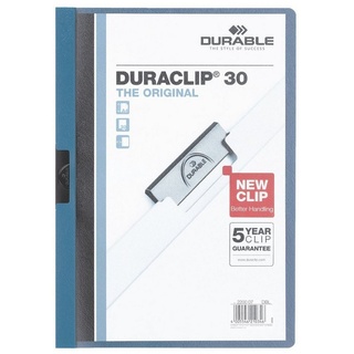 Durable Klemmmappe DURACLIP 30 - 2200 220007 DIN A4 Dunkelblau