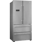 SMEG FQ55FXDE - Freistehender French Door, Multiflow-System, Edelstahl, 2 Gefrier Schubladen, BxTxH: ca. 84 x 78 x 183 cm