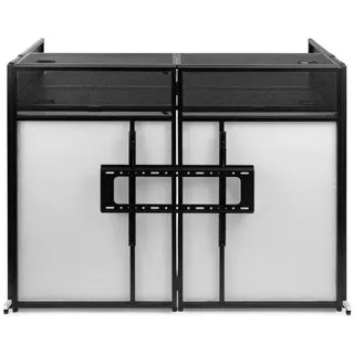 Vonyx DB6 faltbares DJ-Booth System Pro mit TV-Halterung