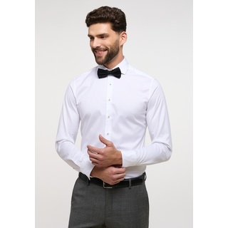 Eterna Slim Fit Freizeithemd aus Twill, Weiss, 42