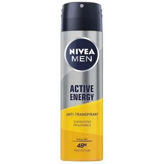 33,28€/L - 6x Nivea Deospray Men Active Energy - Energetisierender Duft - 150ml