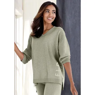 ELBSAND Sweater, aus hochwertigen Strick Elbsand meliert
