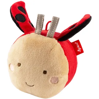 Sigikid Aktiv-Ball Marienkäfer Plüsch 9 cm, Babyspielzeug