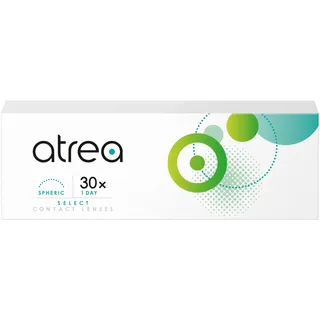Atrea Select 1 Day Spheric (30er Packung) Tageslinsen (-1 dpt & BC 8.7)