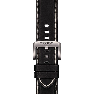 TISSOT T852044982 Uhrband 22 mm Leder Schwarz