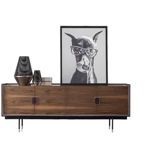 JVmoebel Kommode Sideboard Konsole Schrank Lowboard Konsolen Buffet Anrichte Möbel (1 St., 1x Anrichte), Made in Europa braun