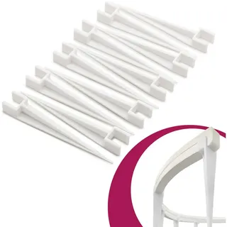mobilefox Garten Erdspieße Bodenanker Heringe Erdbefestigung 10er Set passend für Philips Hue White & Color Ambiance Outdoor Lightstrip