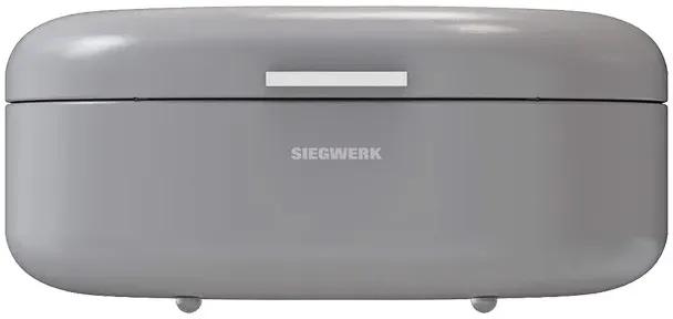Siegwerk Metall Brotkasten PANEA - M - 33 cm - shadow rock - grau