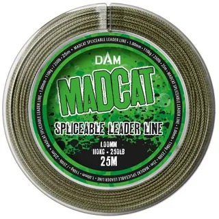 MADCAT Vorfachschnur Madcat Cat Spliceable Leader 1mm 110kg 25m geflochtene Vorfachschnur, (25-St)