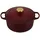 22 cm rund cocotte red