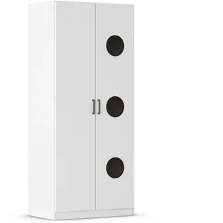 Rauch Allrounder Wäscheschrank 91 x 54 x 210 cm Weiß