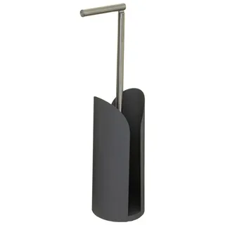 5five simply smart Toilettenpapierhalter Flex aus Metall grau/silber 59cm x 15cm x 15cm